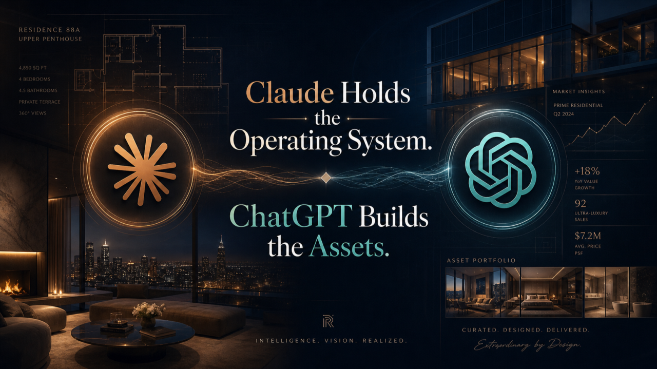 Claude Holds The Operating System While ChatGPT Builds The Assets